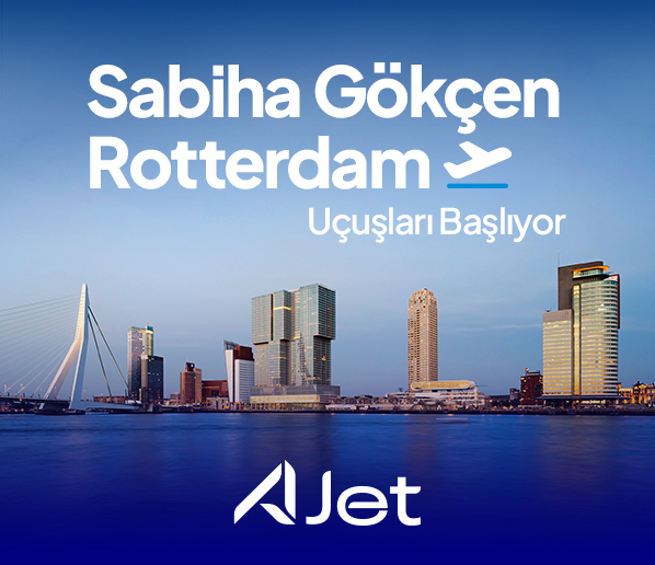 AJet İstanbul-Rotterdam Uçuşları 51 USD’den Başlayan Fiyatlarla