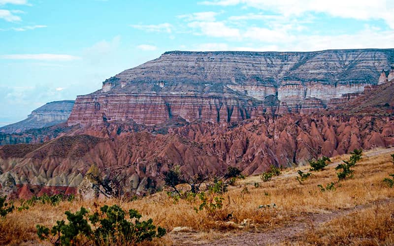 Kızıl çukur Kapadokya