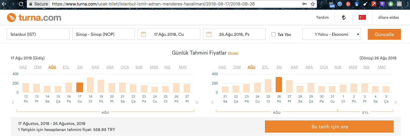 kurban bayrami nda ucak biletleri fiyatlari kac lira turna com