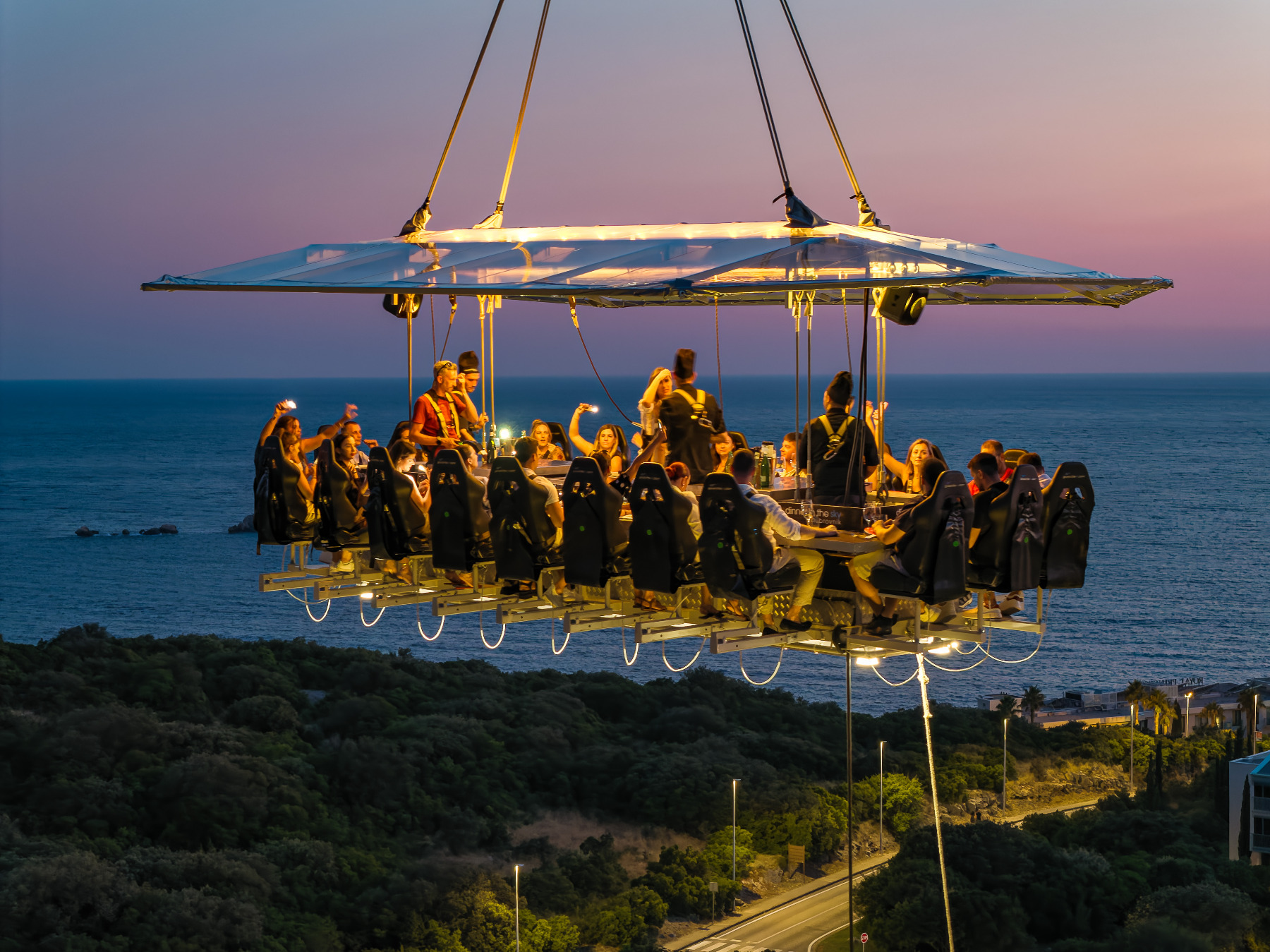 Dinner in the Sky - Sunset Dinner