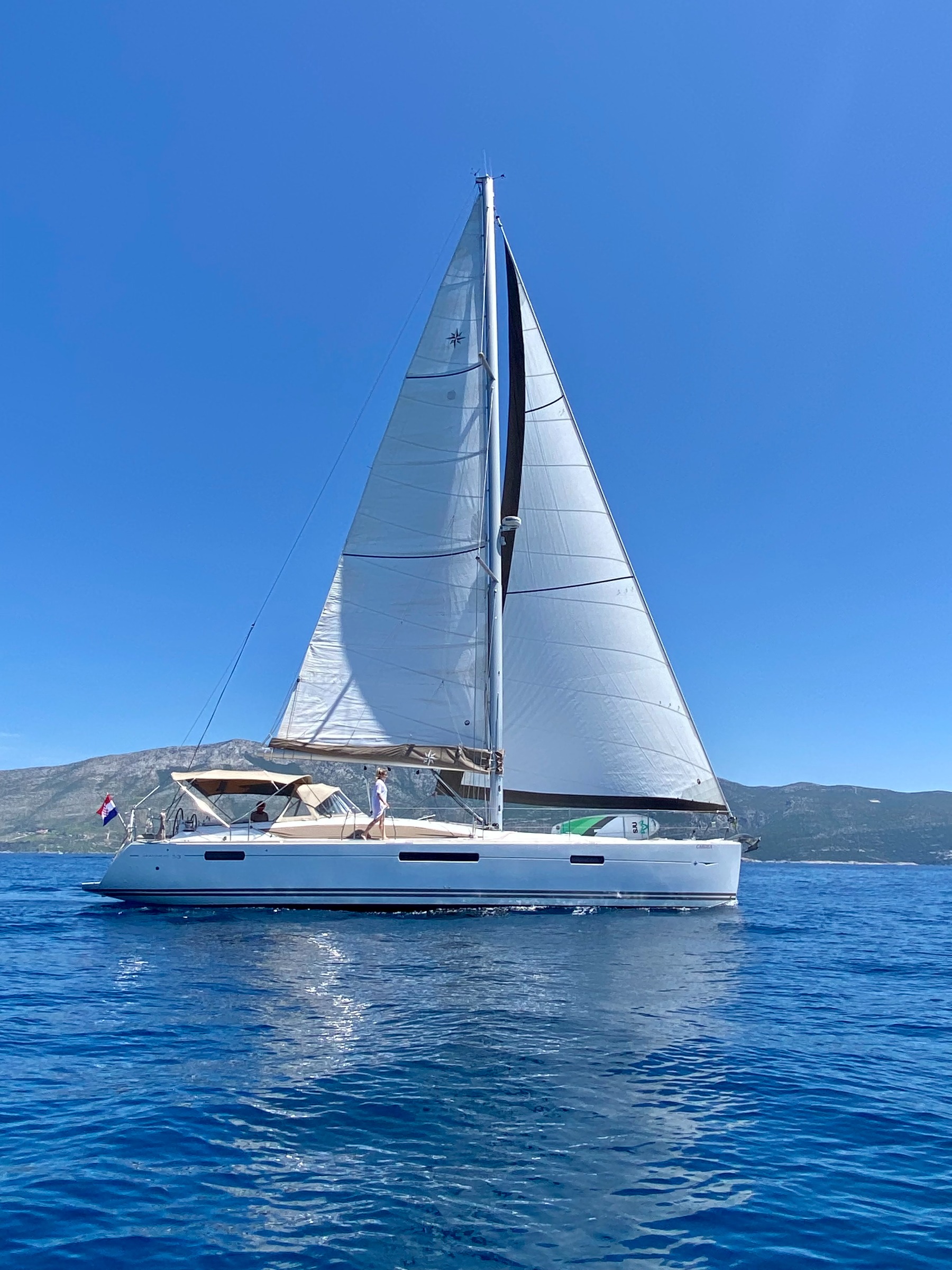 Cardea Jeanneau 53 – Elafiti Islands Sailing (up to 11 guests)