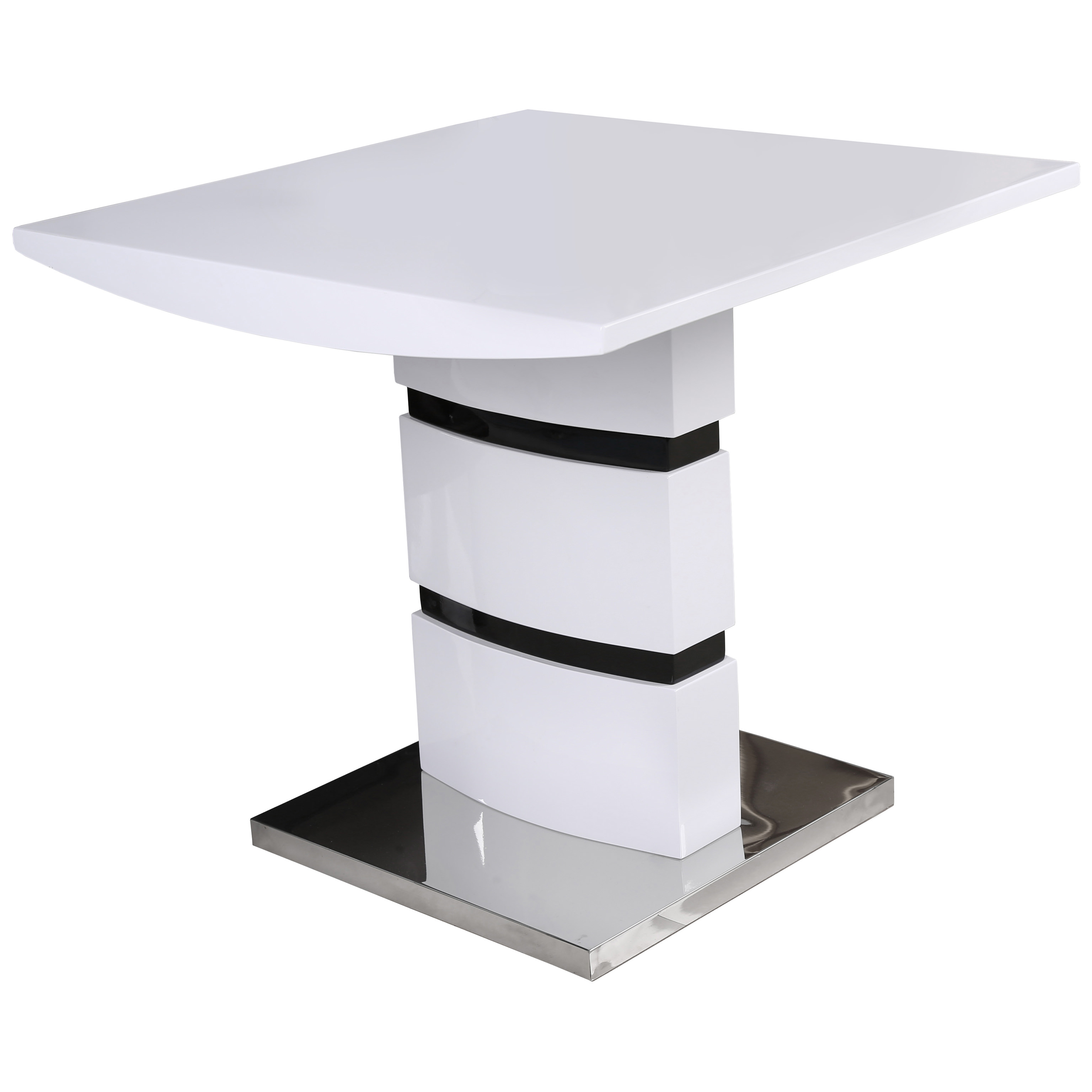 small white lamp table
