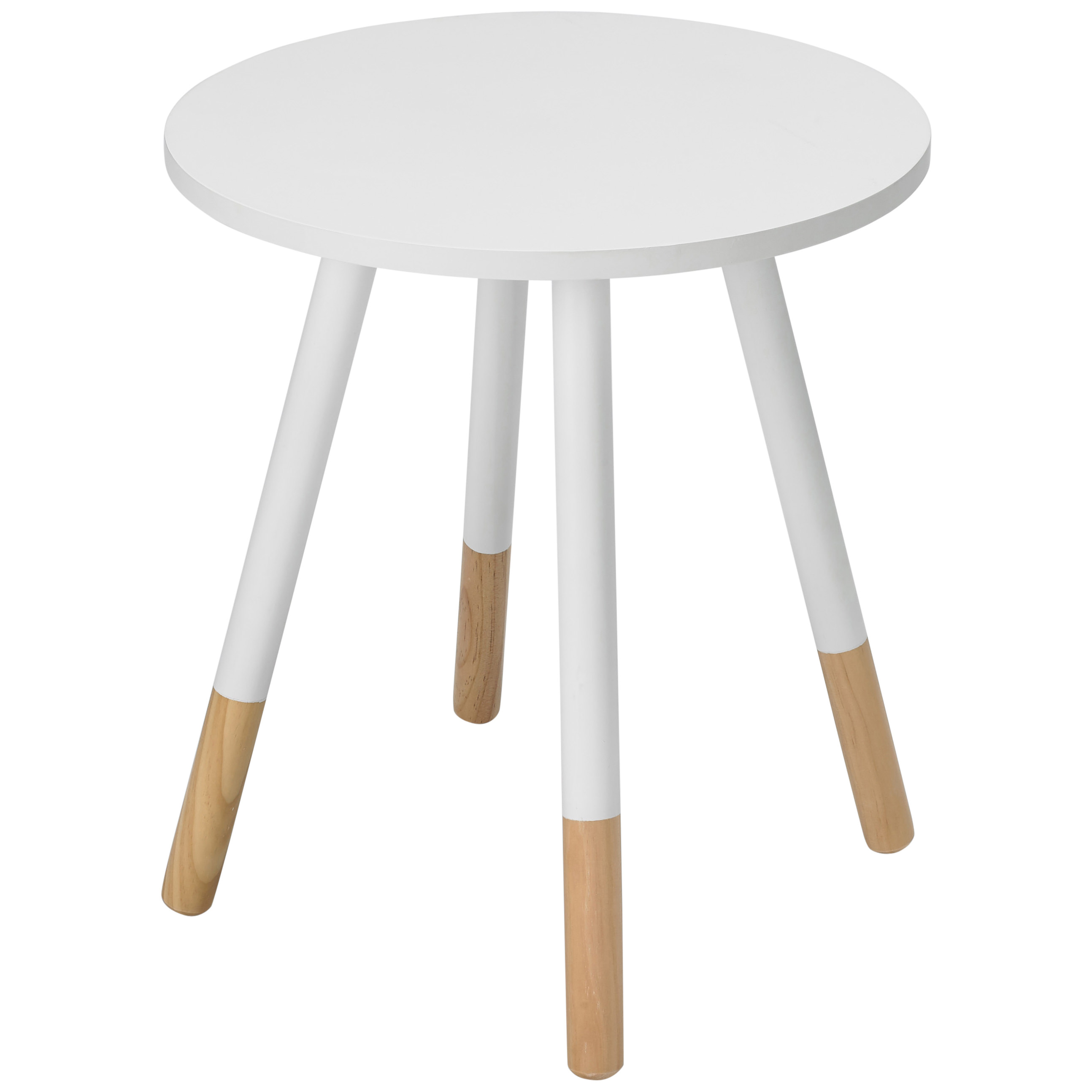 white round lamp table