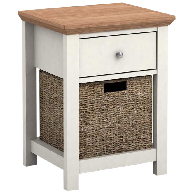 Details About Oak Finish End Lamp Small Side Coffee Table Grey Cream