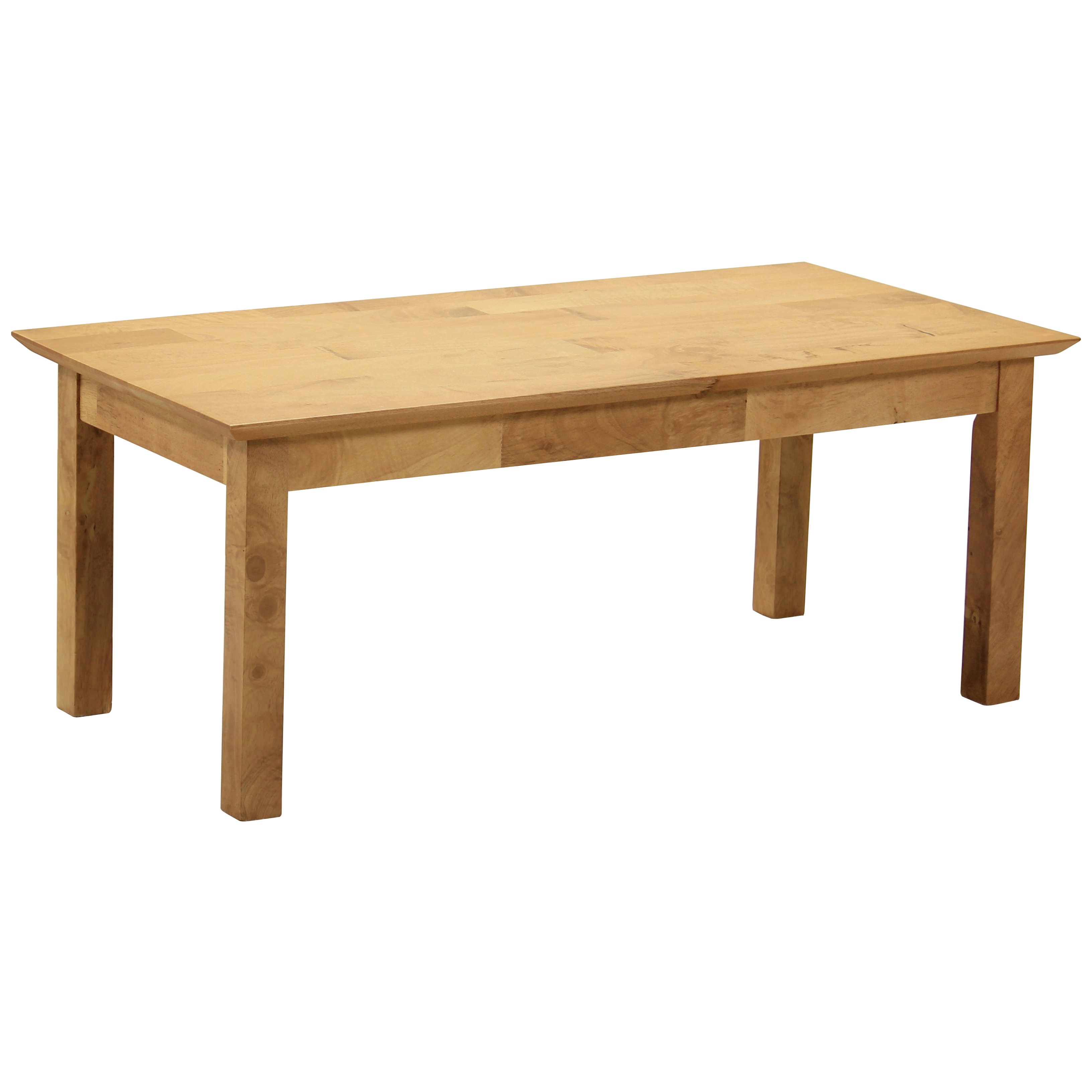 Light Oak Finish Wood Rectangle Coffee Table Description Light Oak Finish Coffee Table Constructed From Solid Rubberwood This Rectangle Shape Would Suit Any Modern Or Contemporary Design