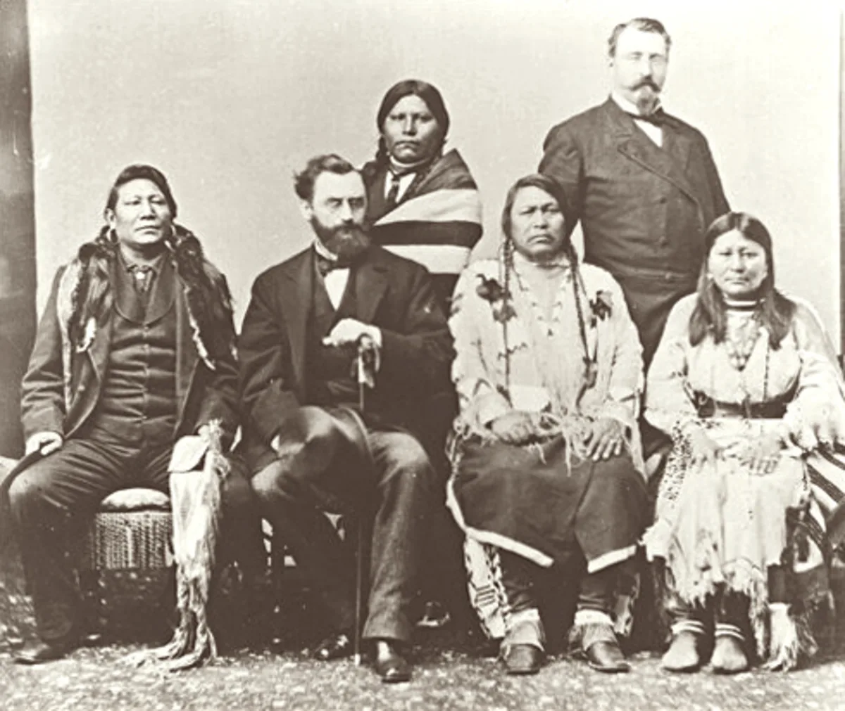 delegation of Native Americans including Chief Ouray
