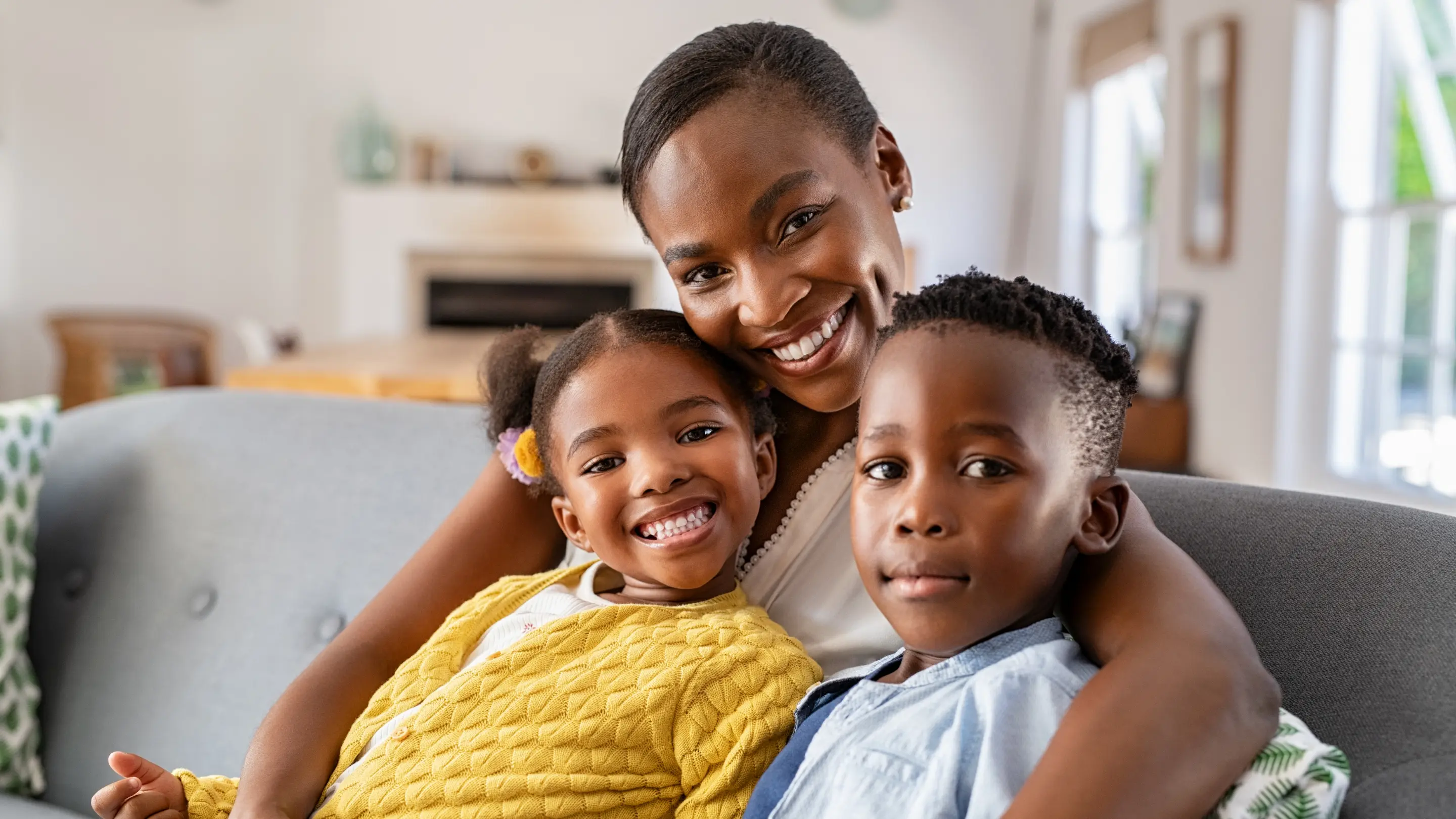 97% of TuteriaPlus students improved their grades — happy parent and child