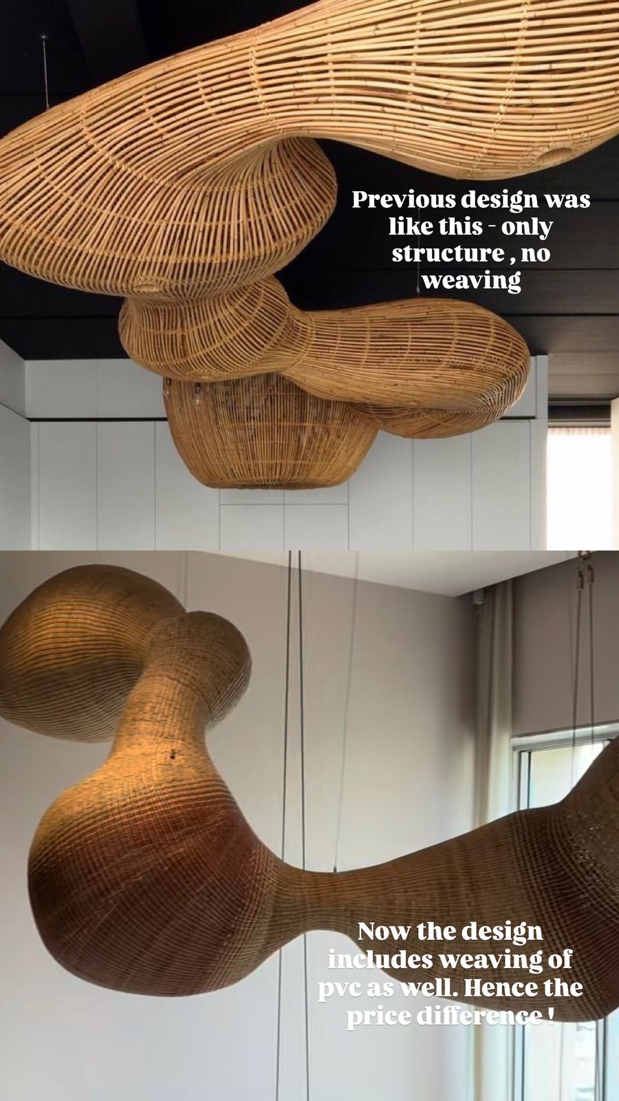 Organic Cloud Sculptural Lamp (PRICE :- AS PER SIZE )