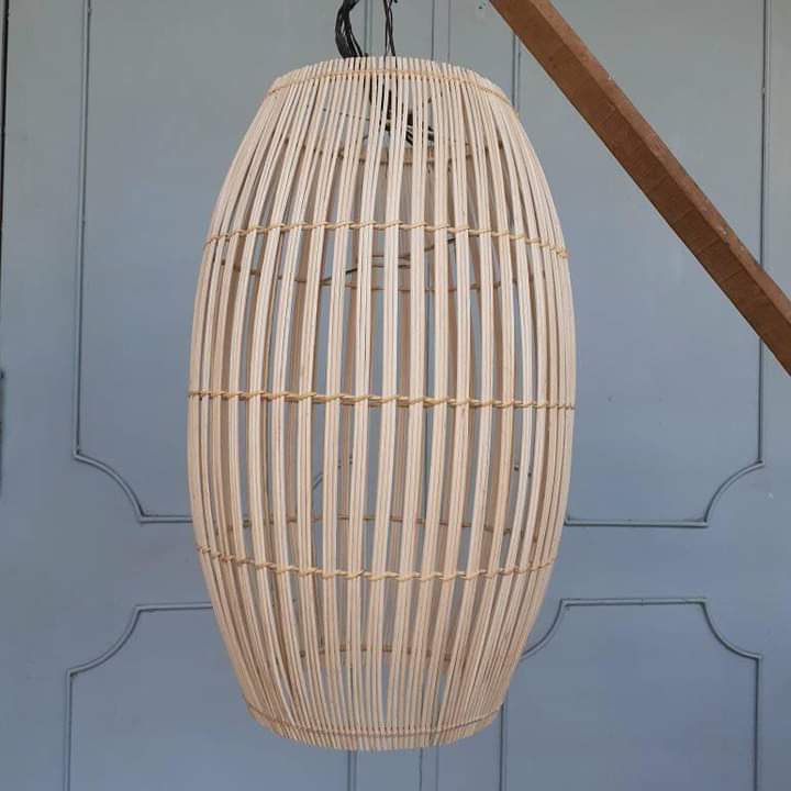 Modern Cylindrical Cane Lantern