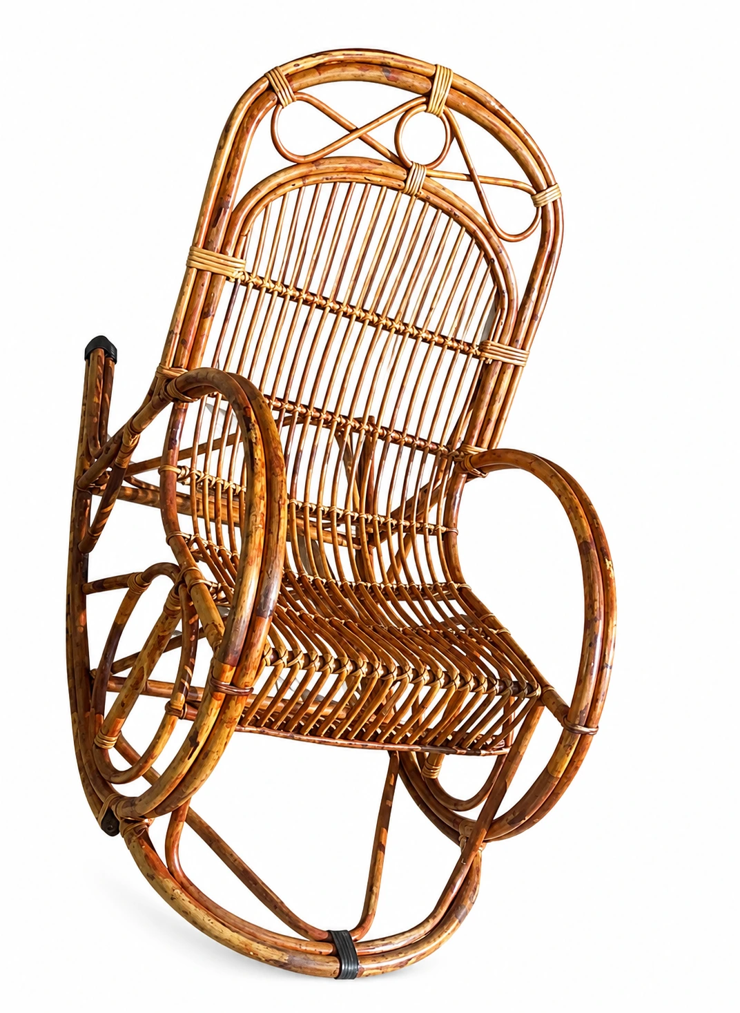 Royal Crown Handcrafted Cane Rocking Chair