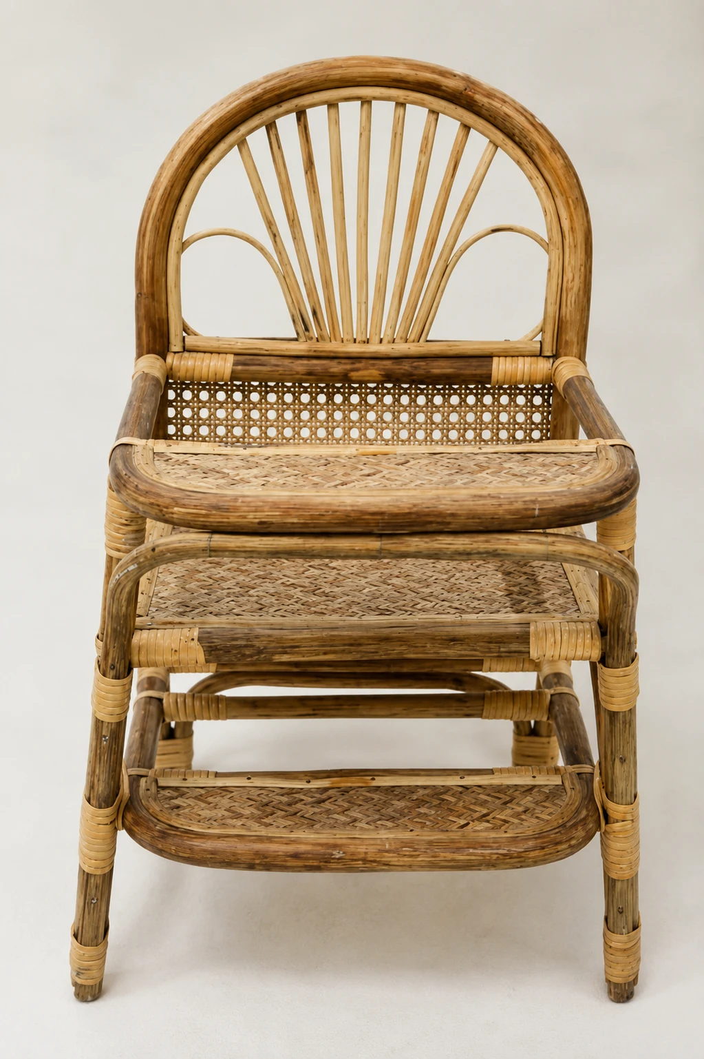 Royal Handcrafted Cane Baby Photography Prop Chair