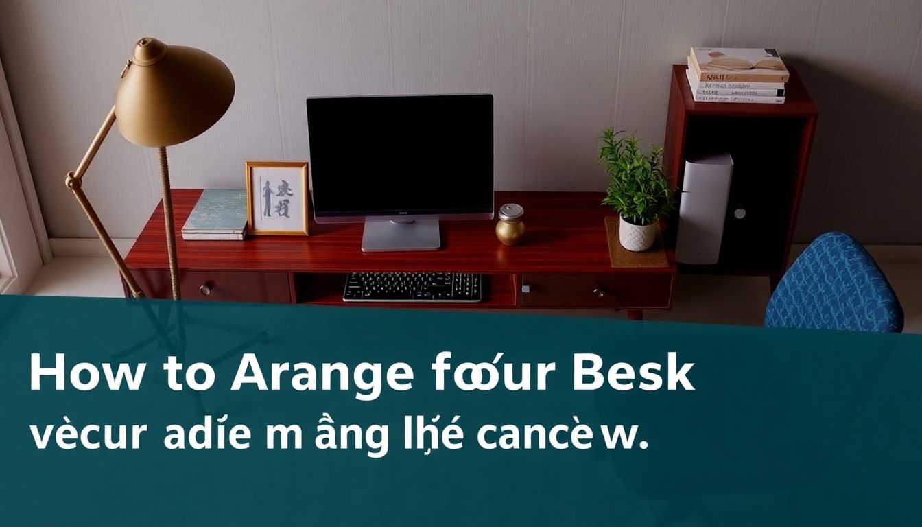 Cách sắp xếp bàn làm việc theo phong thủy để thu hút tài lộc