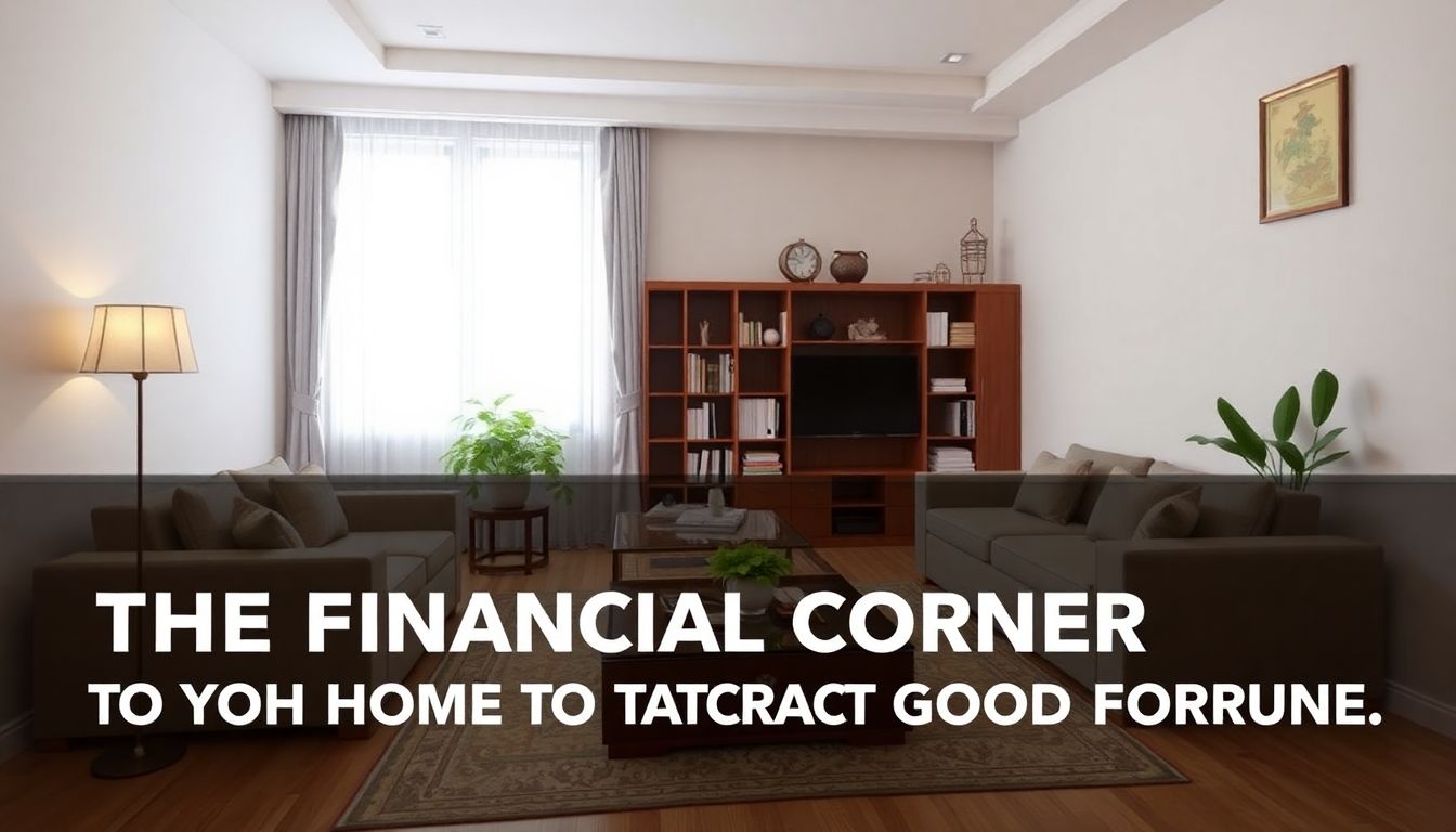 Sắp xếp góc tài chính trong nhà để thu hút vận may
