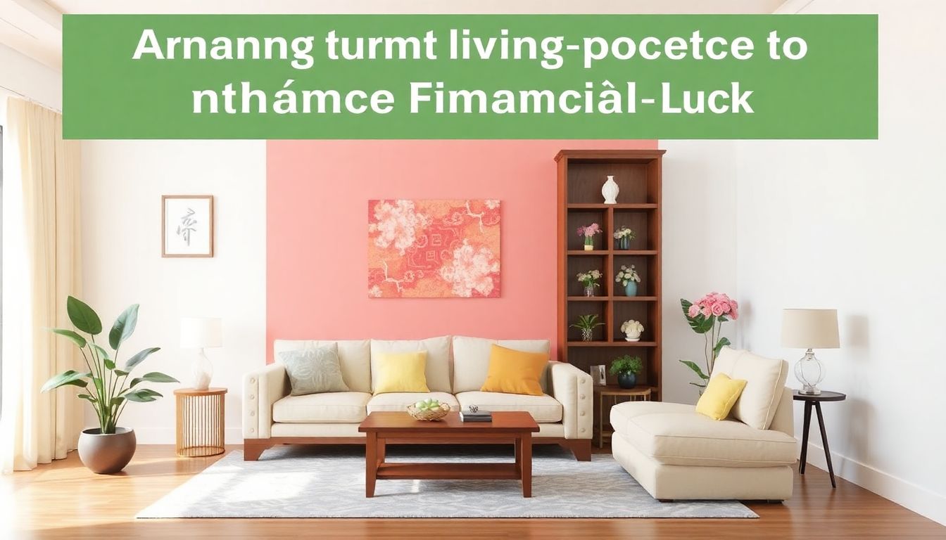 Sắp xếp không gian sống để tăng cường vận may tài chính