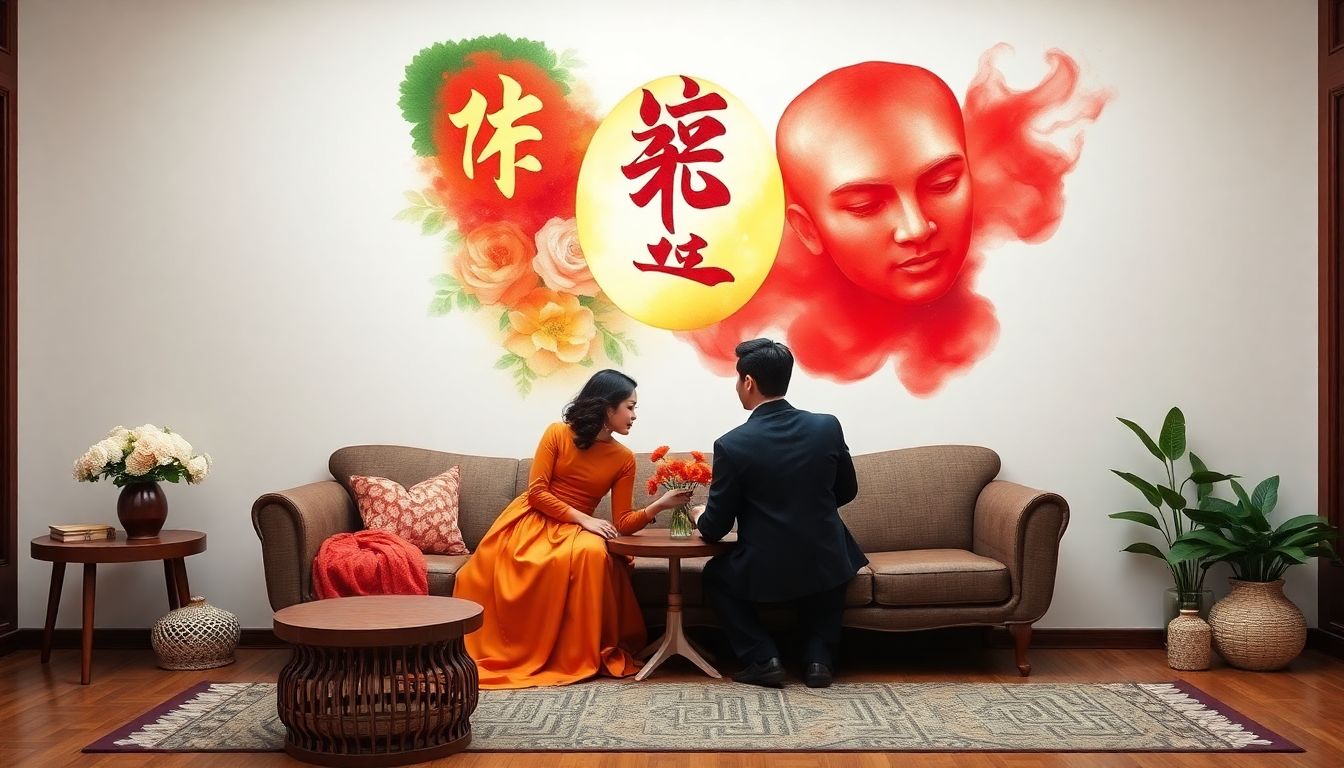Ảnh hưởng của màu sắc trong phong thủy hôn nhân