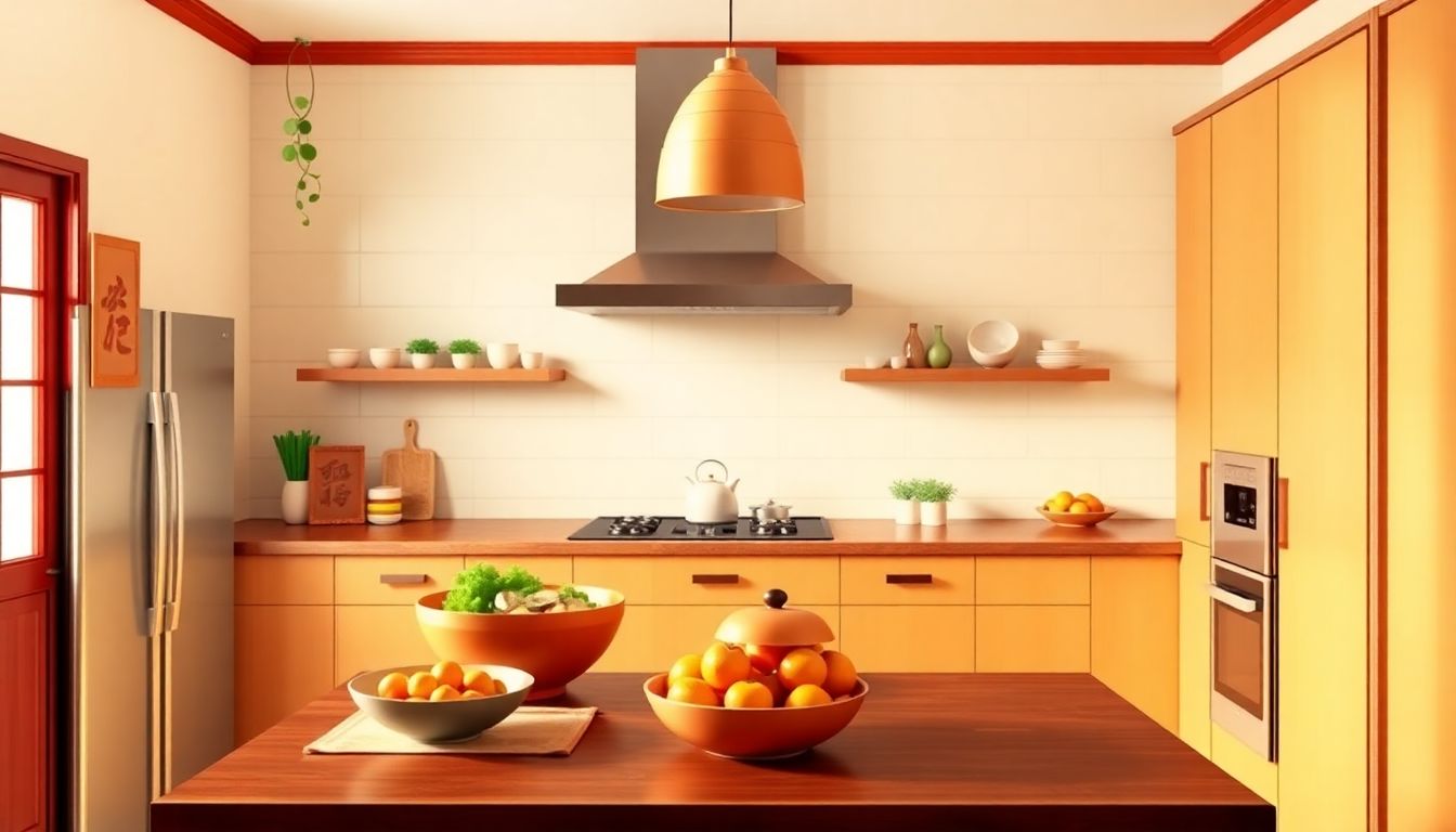 Cách bố trí phòng bếp để gia tăng tài lộc
