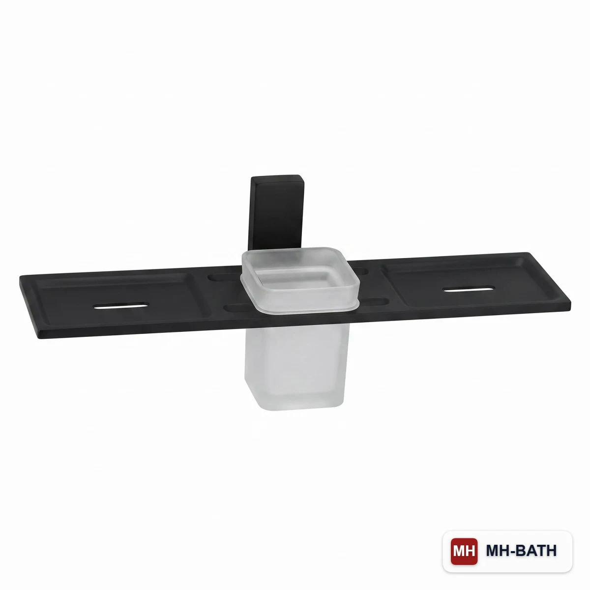 Double Soap Dish With Tumbler Holder