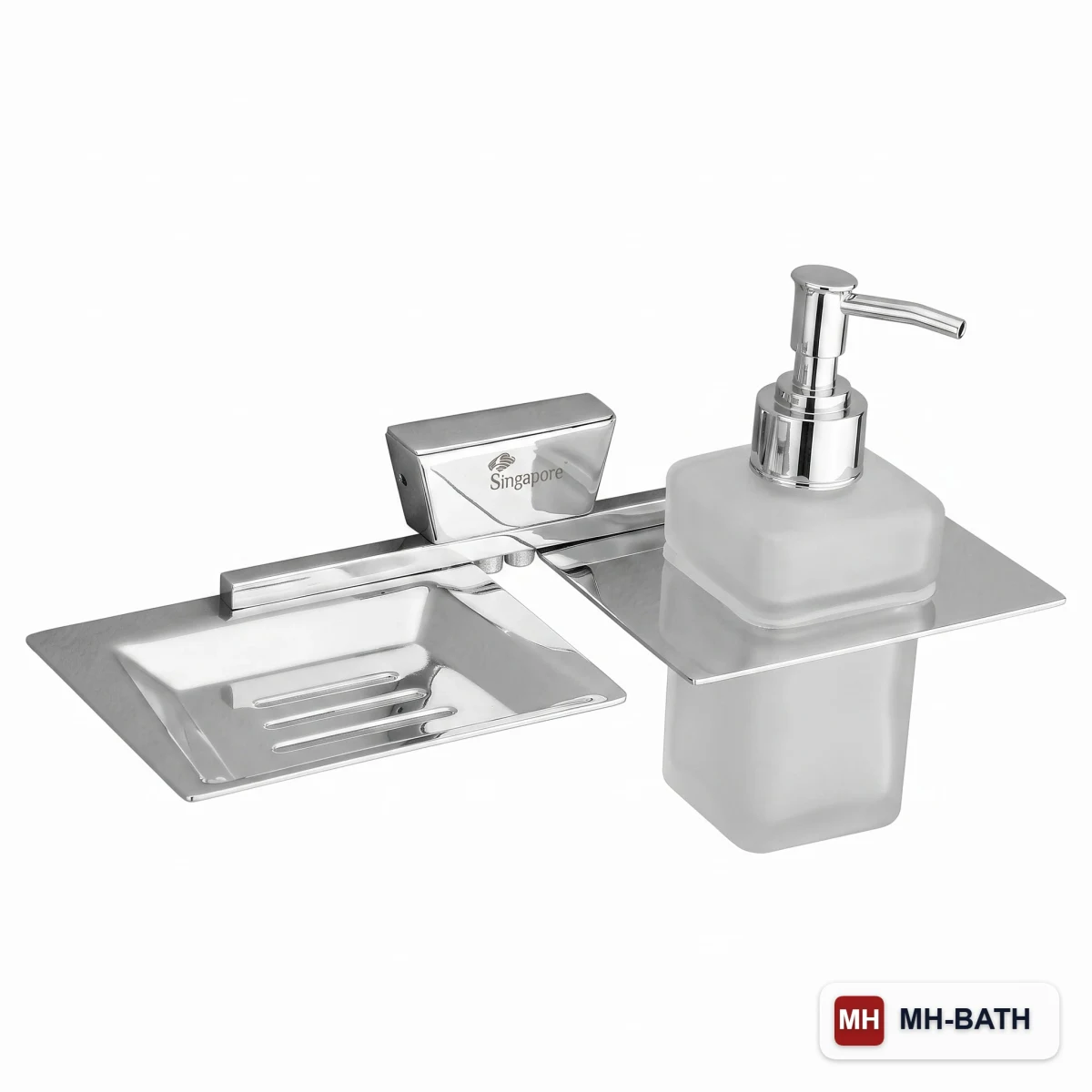 JI-110/Soap Dish with LIQ.Soap Dispenser