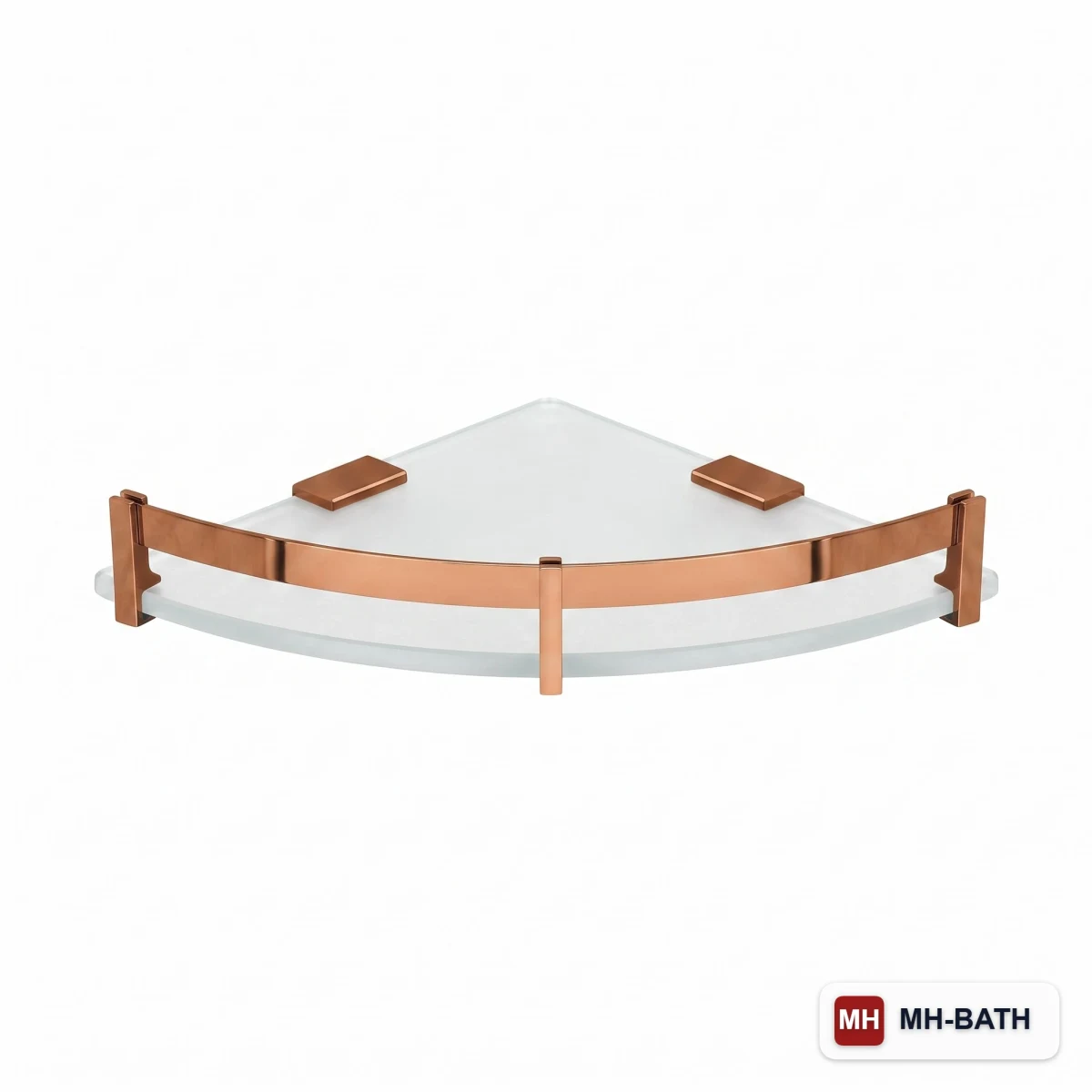 Glass Corner - Rose Gold 