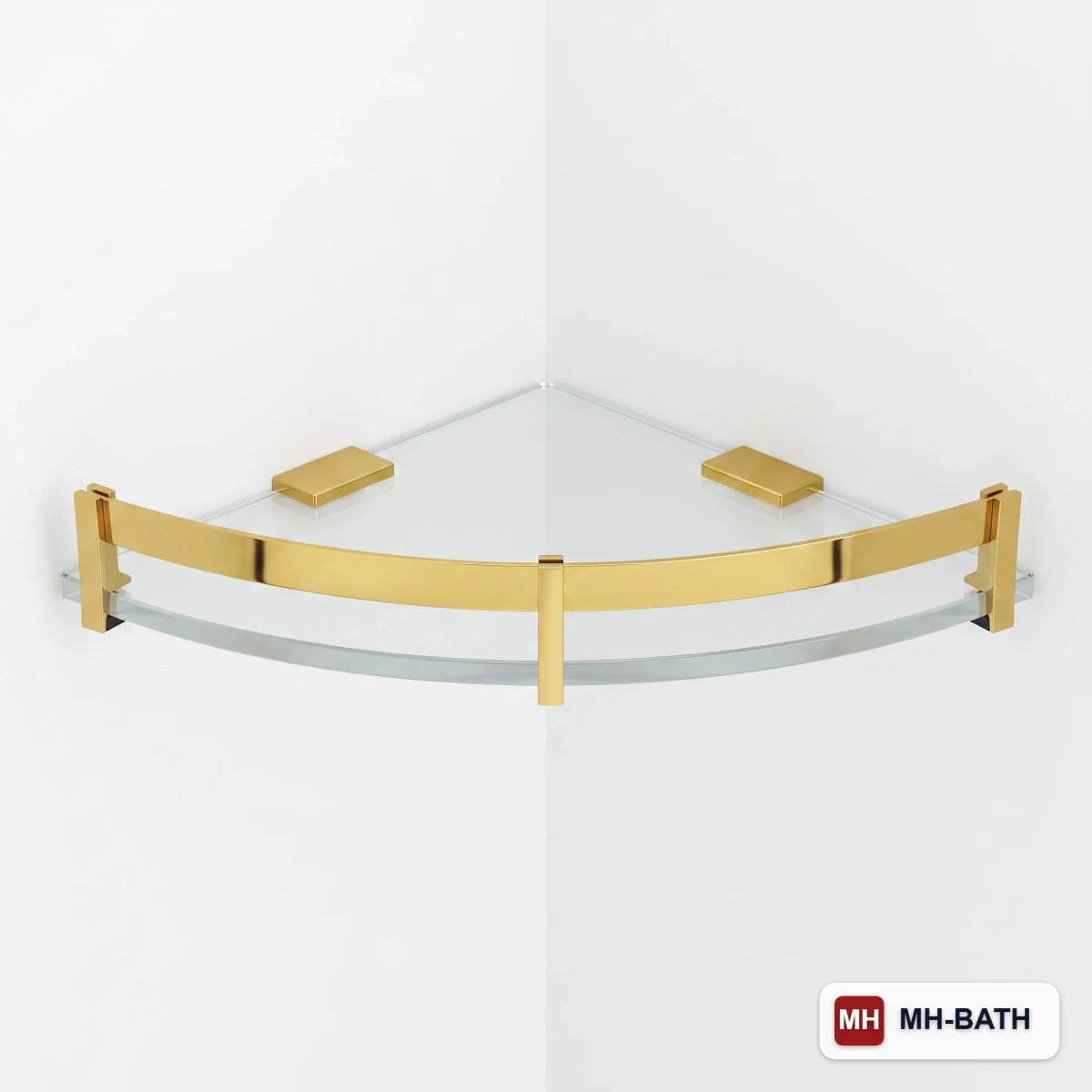 Glass Corner - Gold