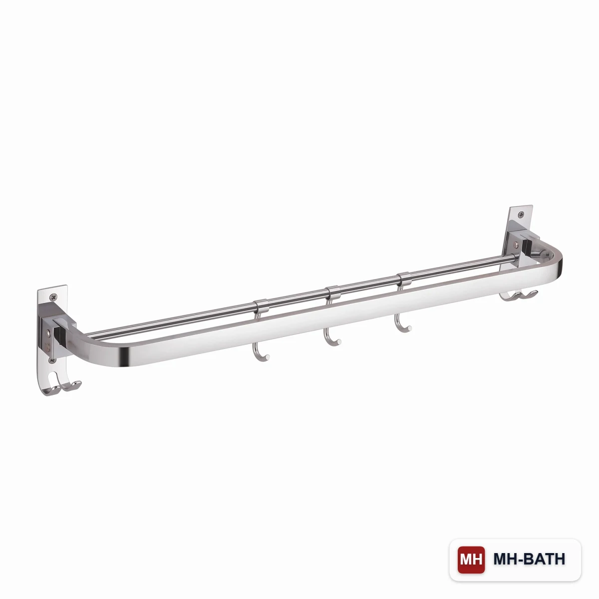 Towel Rod Two Step Round 