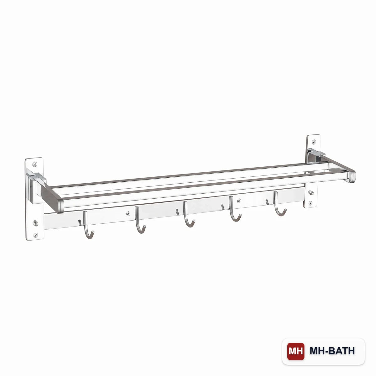 Towel Rod Two Step Square 