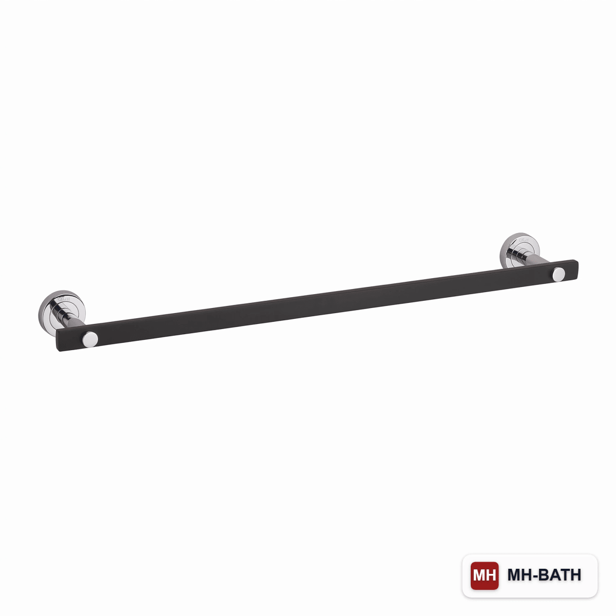 Towel Rod Rectangle - Black 