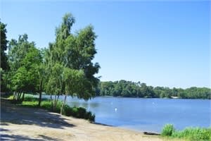 Virginia Water Lake lies in the southern corner of Windsor Great Park.