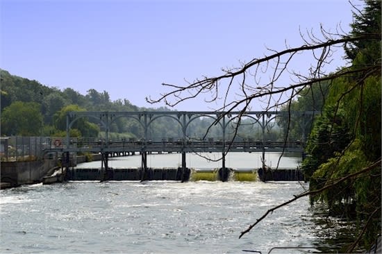 view of the weir