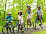 Find places to hire bicyles from kids bikes to mountain bikes.