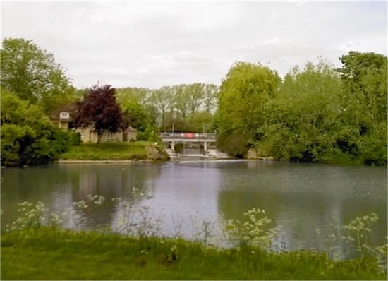 the lock from a distance