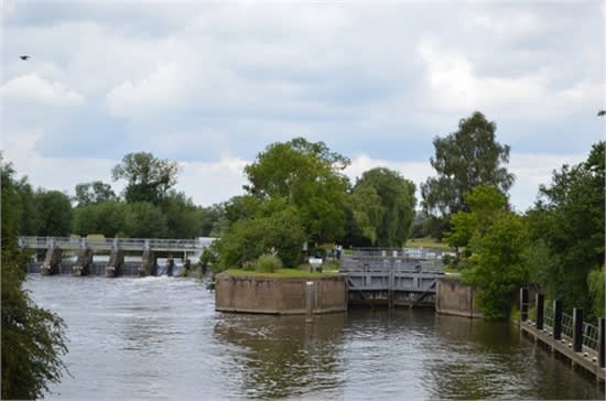 the lock and weir