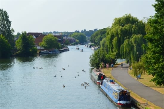 view from Caversham Bridge