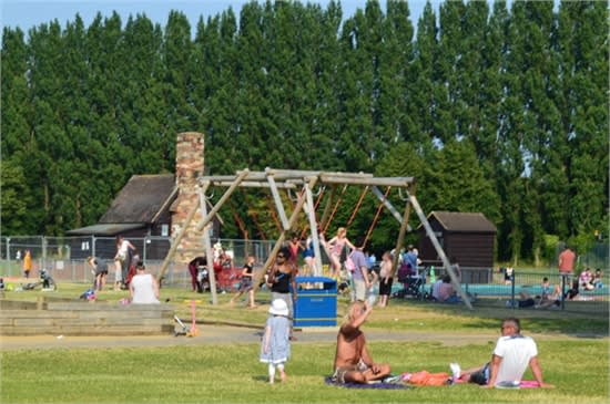 the children's playground