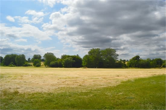 view across the fields