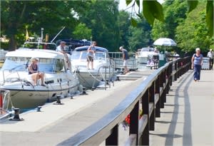 One of the busiest locks on the River Thames.