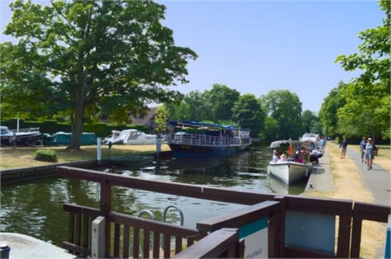 at the lock