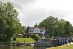 One of the busiest locks on the River Thames.