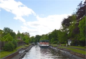 One of the busiest locks on the River Thames.