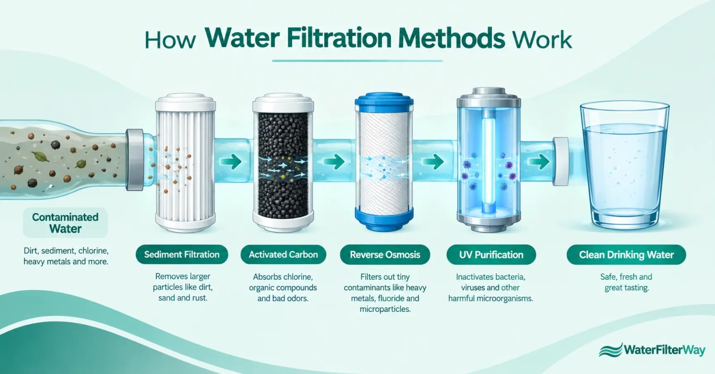Water Filtration Methods: How Different Technologies Treat Drinking Water