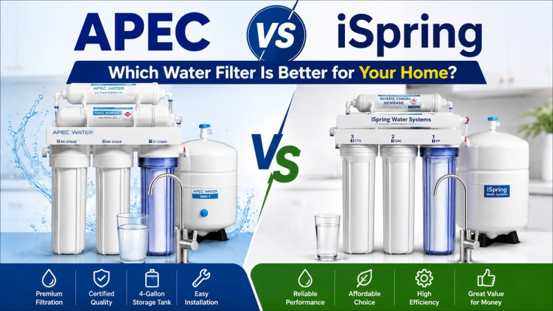 APEC vs iSpring: Which Water Filter Is Better for Your Home?