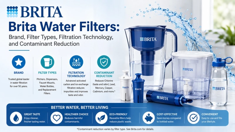 Brita Water Filters: What Each Filter Type Removes and How to Pick the Right One