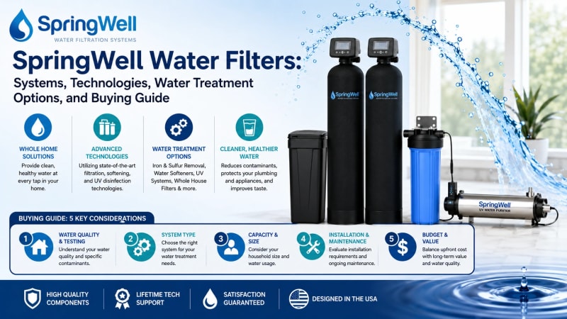 SpringWell Water Filters: Which System Treats Your Water and How to Choose the Right One