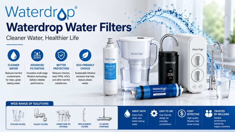 Waterdrop Water Filters: Which Type Fits Your Home and What Each One Removes