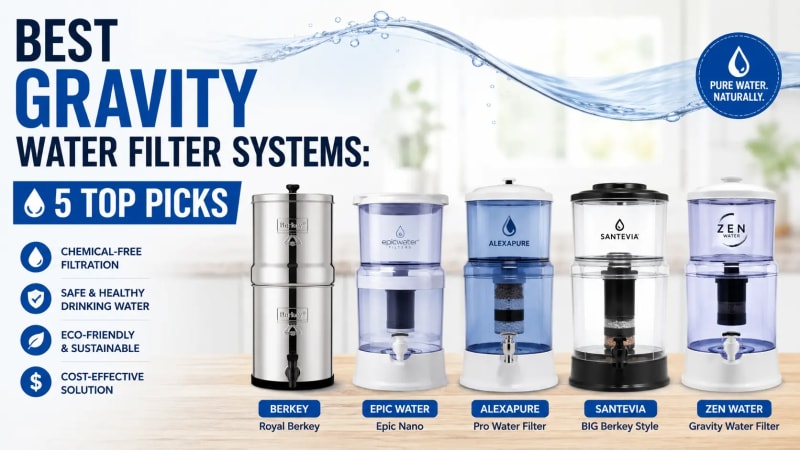 Best Gravity Water Filter Systems: 5 Top Picks