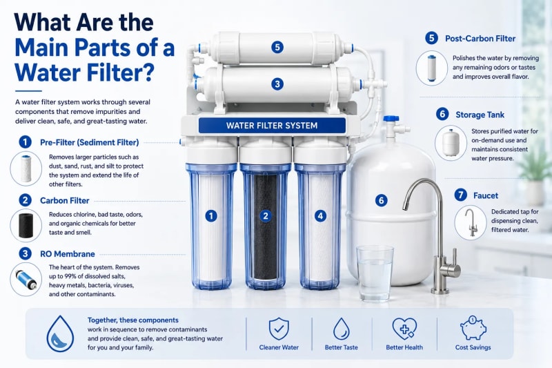 What Are the Main Parts of a Water Filter?