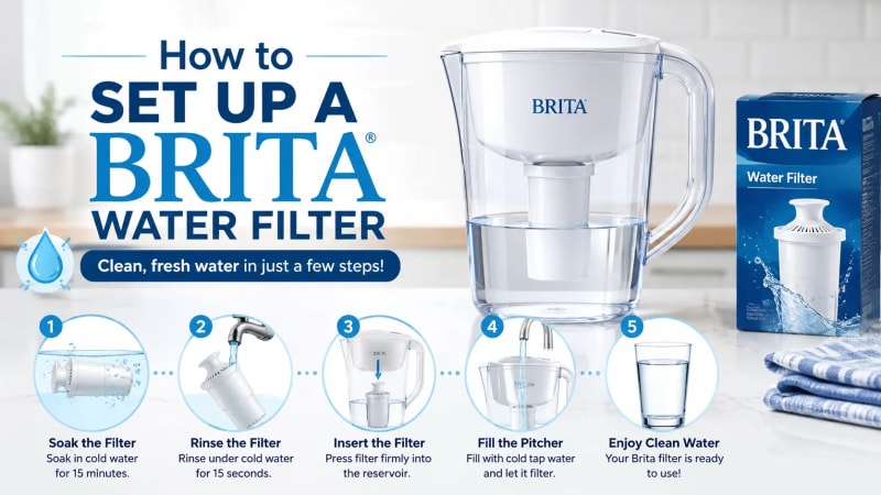 How to Set Up a Brita Water Filter