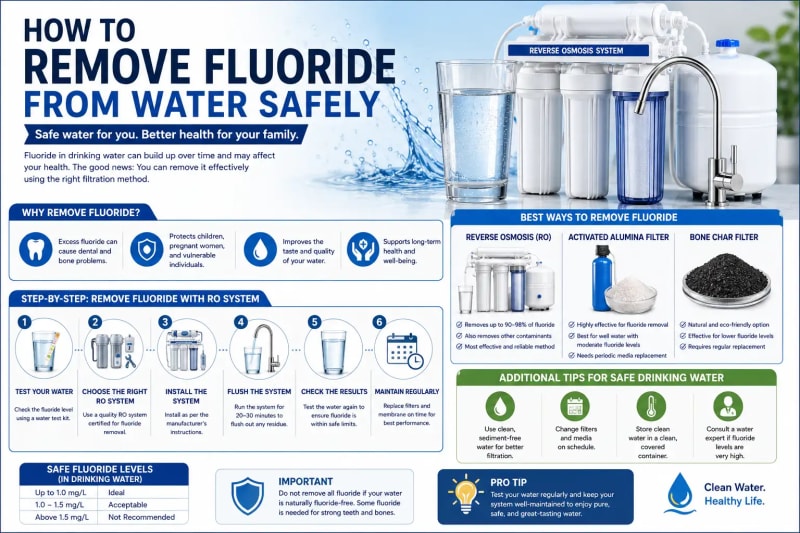 How to Remove Fluoride From Water Safely