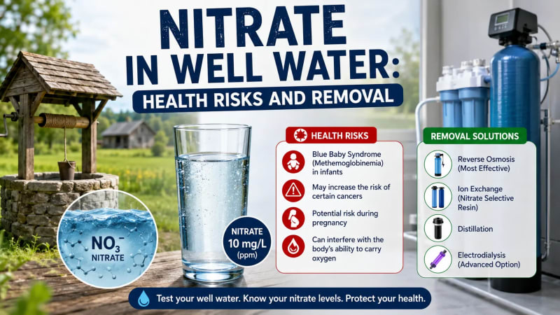 Nitrate in Well Water: Health Risks and Removal