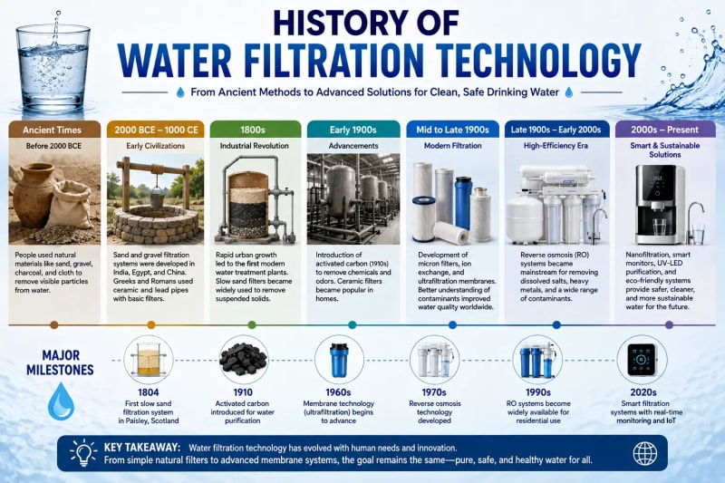 History of Water Filtration Technology